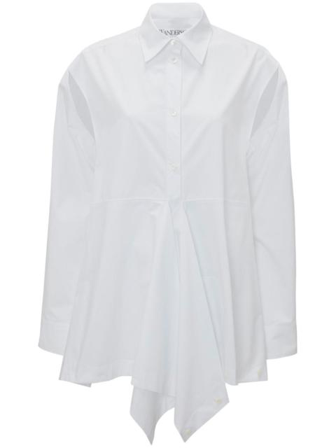 JW Anderson draped peplum shirt