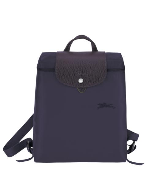 Longchamp Le Pliage Green M Backpack Bilberry - Recycled canvas