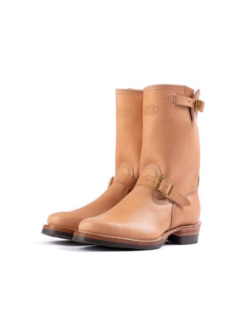 Iron Heart WESCO-MRLOU-NAT Wesco® - 10" Natural Leather Engineer Boot. The "Mister Lou"