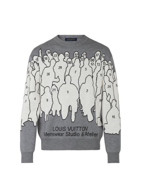 Louis Vuitton Studio Jacquard Crewneck