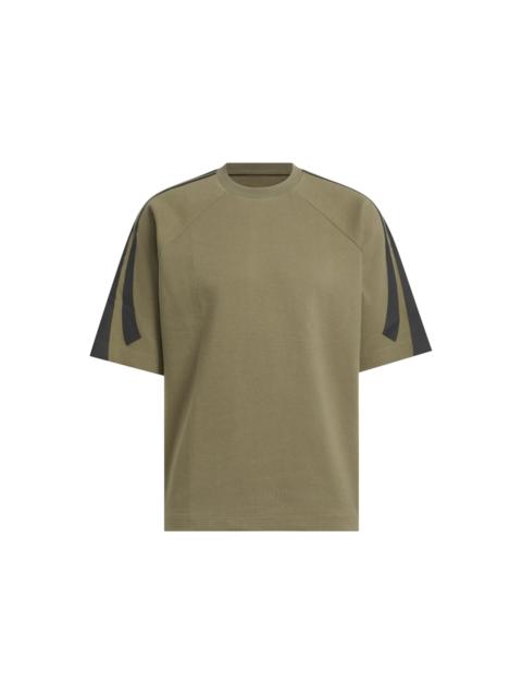 adidas adidas Short Sleeve Sweatshirt Olive Strata