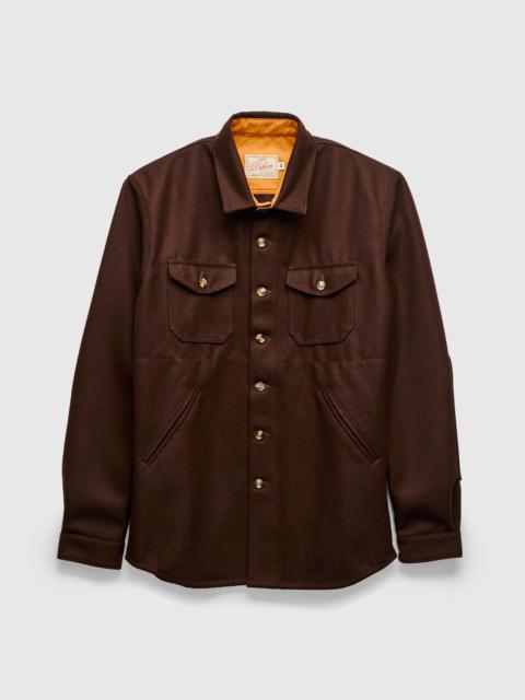 Dehen 1920 Crissman Overshirt in Brown