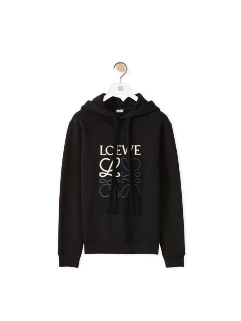 Loewe LOEWE Anagram regular fit hoodie in cotton