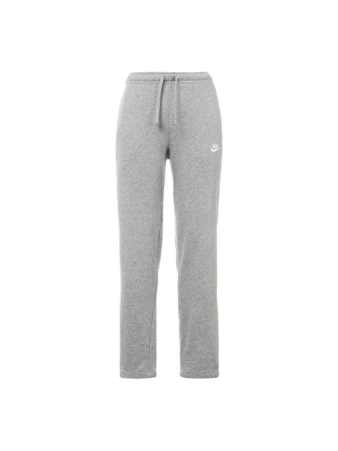 Nike Nike logo drawing rope stright pants 'Grey' 804400-063
