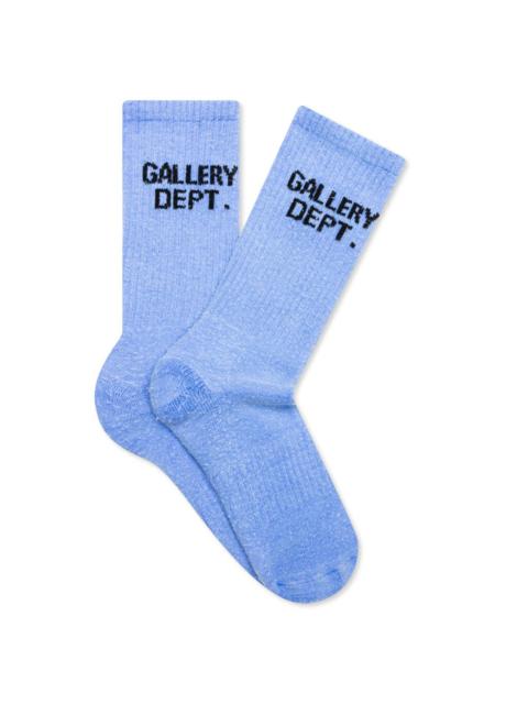 GALLERY DEPT. CLEAN SOCKS - FLUORESCENT BLUE