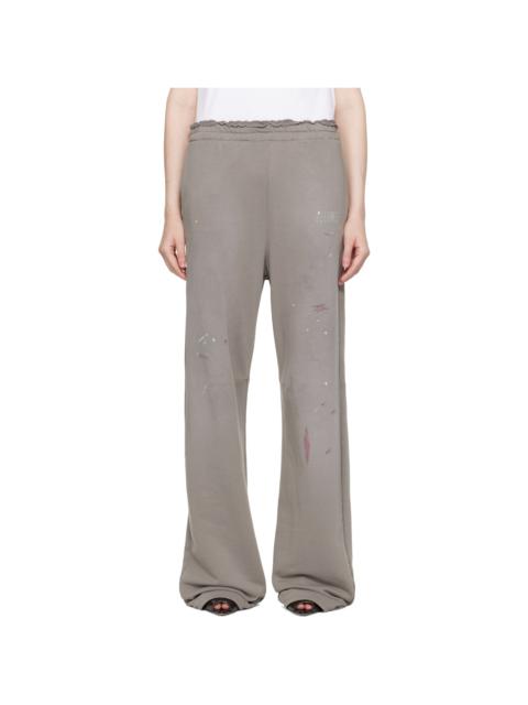 MM6 Maison Margiela 페인트 스프레이 트랙 바지