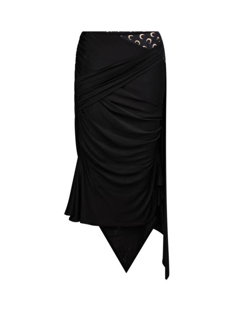 Jersey Body Shelter Draped Skirt