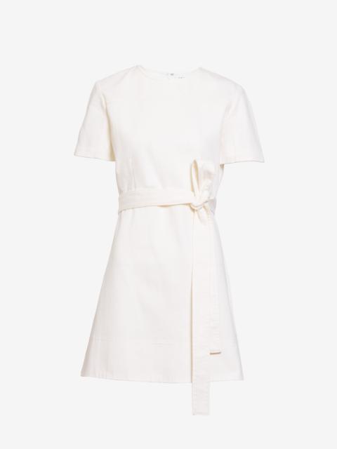 TANYA TAYLOR SHORT ELLA DENIM DRESS