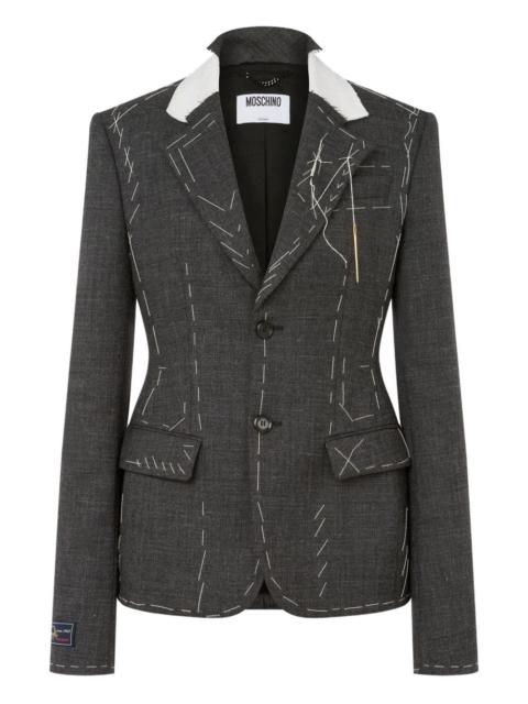 Moschino tailored wool blazer