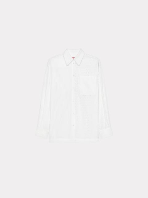 KENZO Oversize broderie anglaise shirt