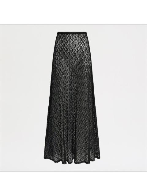 Sam Edelman Knitted Lace Skirt