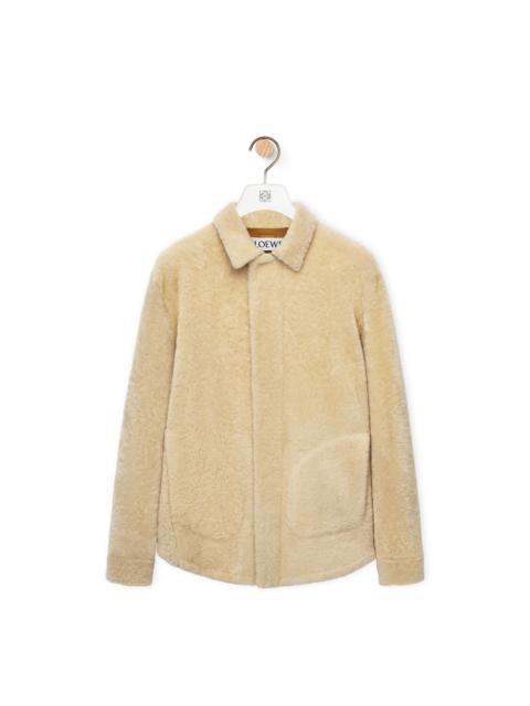 Loewe Overshirt in shearling