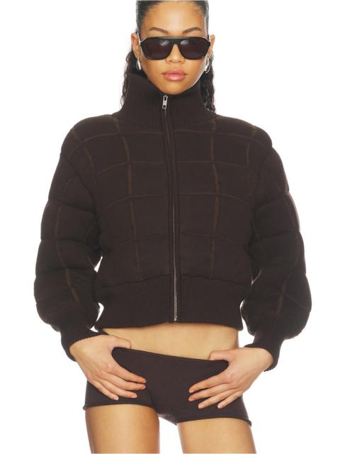 ISA BOULDER Ripped Quilt Bomber