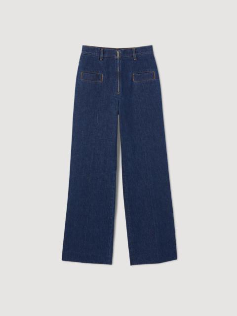 Sandro HIGH-WAISTED JEANS