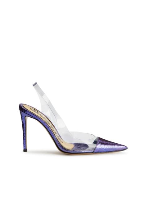 ALEXANDRE VAUTHIER 105mm metallic-finish pumps