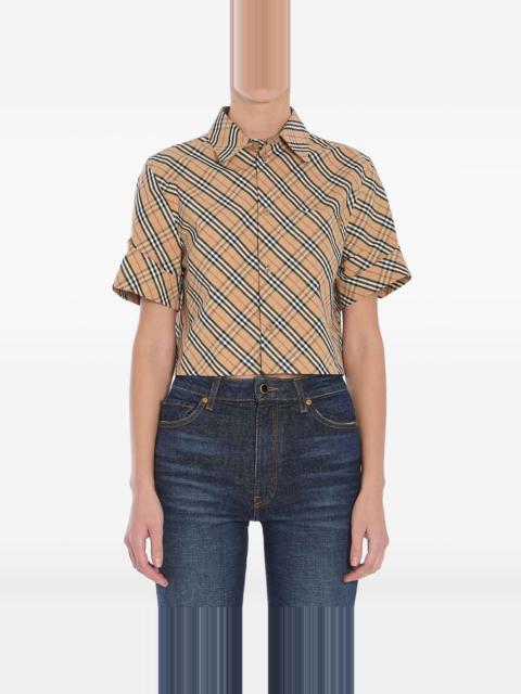 Burberry cropped shirt