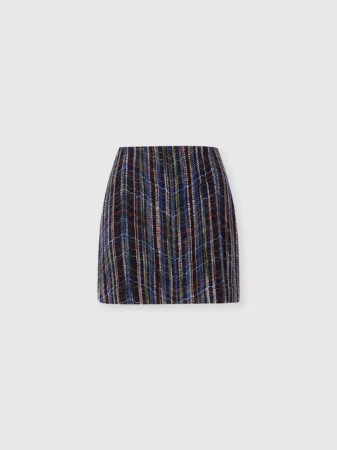 Missoni Wool and viscose mini skirt with woven motif