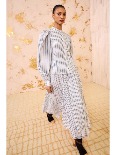 Cybil Long Sleeve Button Front Blouse