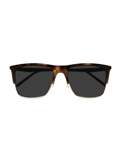 SAINT LAURENT 남자의 SL 768M 아세테이트 장방형 선글라스
