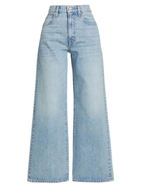 SLVRLAKE Women's Grace Wide-Leg Ankle Jeans - Heartache