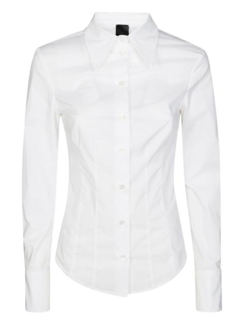 buttoned long-sleeve shirt