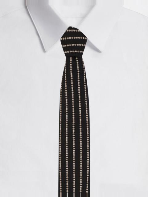 Dolce & Gabbana Small coin print 6-cm silk blade tie