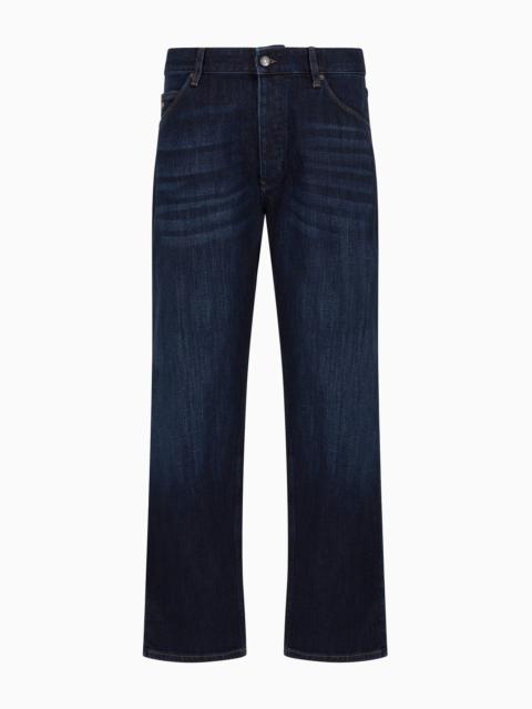 J69 Loose-fit, washed denim jeans