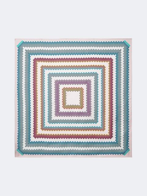 Missoni Zigzag silk twill scarf