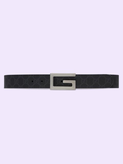 Reversible belt with Square G buckle