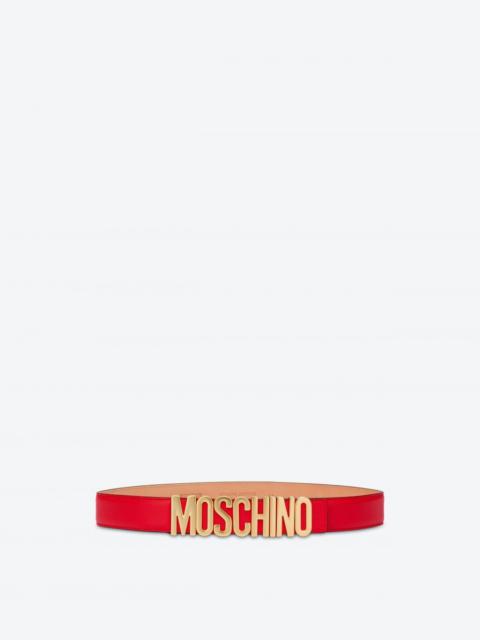 Moschino LETTERING LOGO BELT