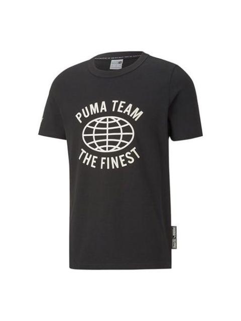 PUMA PUMA Team Graphic Tee 'Black' 536956-01