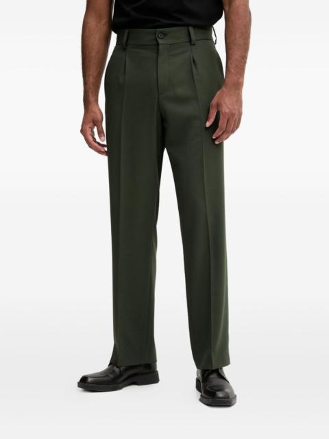 HUGO pleated-front trousers
