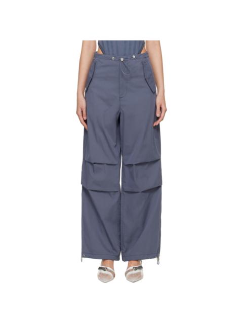 Dion Lee Gray Parachute Trousers