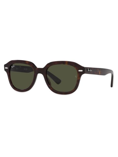 Ray-Ban Women's Erik 51MM Square Sunglasses - Havana