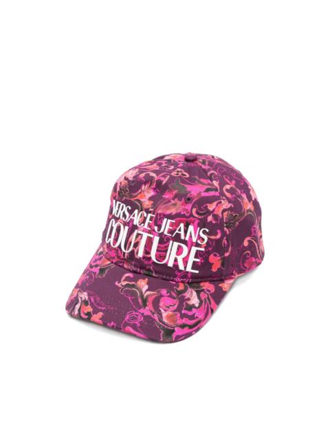 VERSACE JEANS COUTURE baroque-print baseball cap