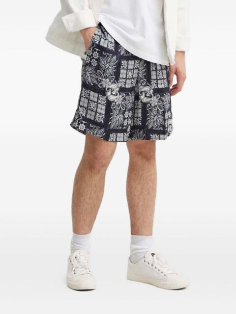 The Kooples paisley-patterned shorts