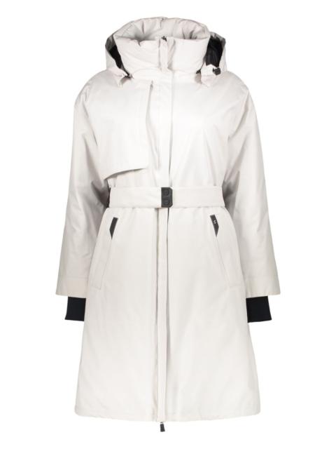 Herno hooded belted coat