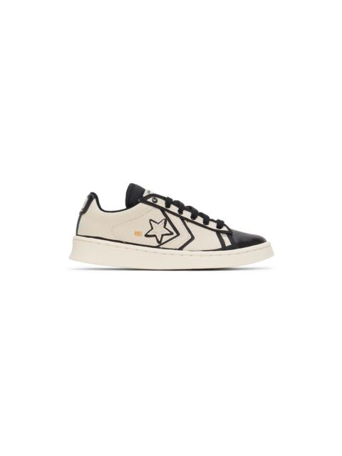 Converse Black Joshua Vides Edition Pro Leather Low Top Sneakers