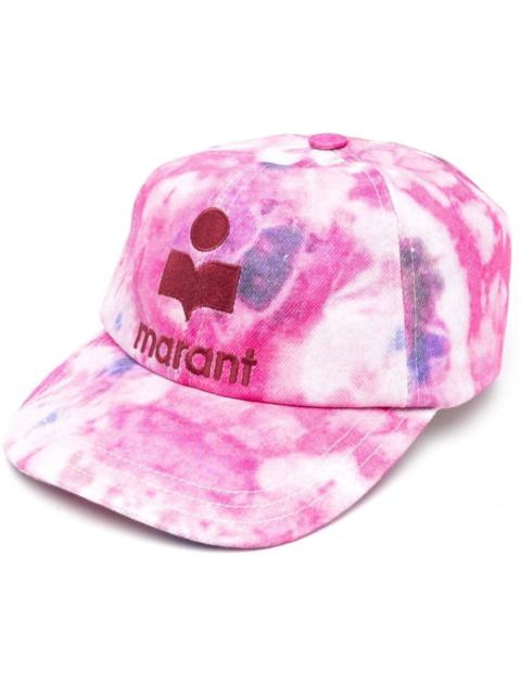 Isabel Marant marbled-print logo cap