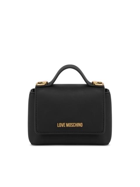 Moschino logo-lettering tote bag