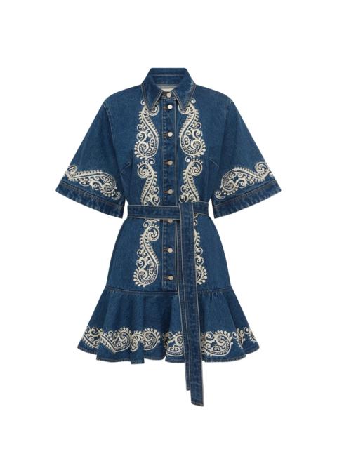 ALÉMAIS Jacones Denim Mini Dress