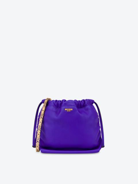 Moschino MINI LETTERING BUCKET BAG