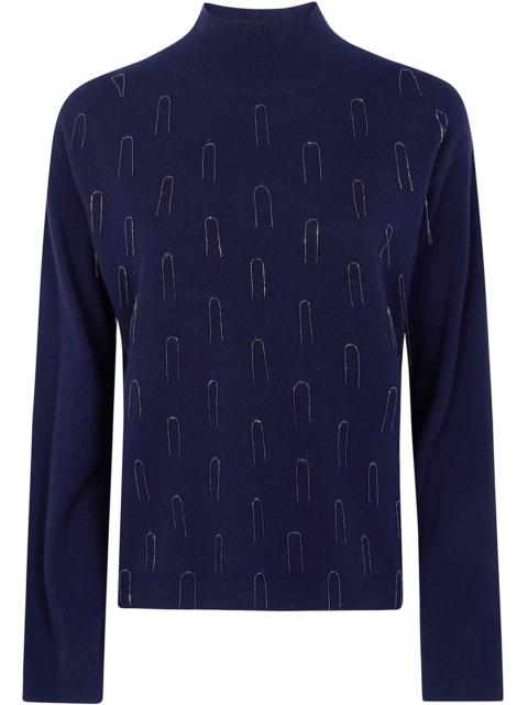 FABIANA FILIPPI Sweater Turtle Neck "Platinum"