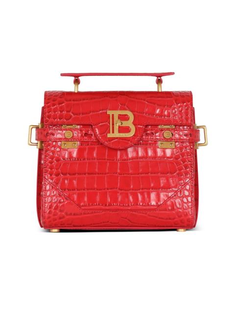 Balmain B-Buzz 23 bag in crocodile effect leather