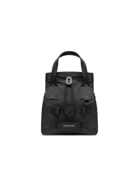 Men's Army Small Tote Bag in Grey