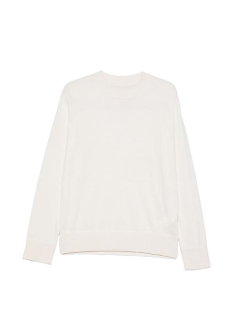 sacai long-sleeve crew-neck sweater