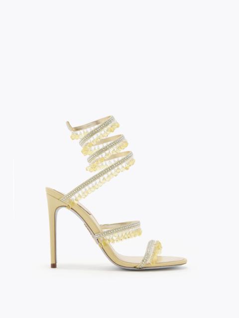 RENE CAOVILLA CHANDELIER BUTTER YELLOW SANDAL 105