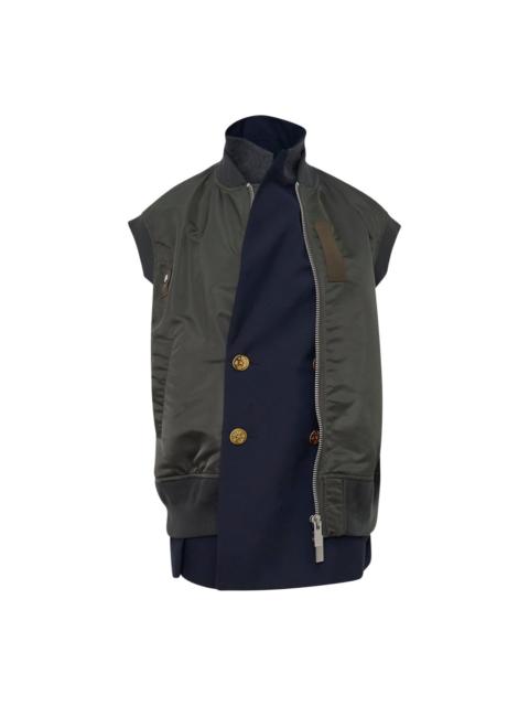 sacai Nylon Twill Suiting Vest