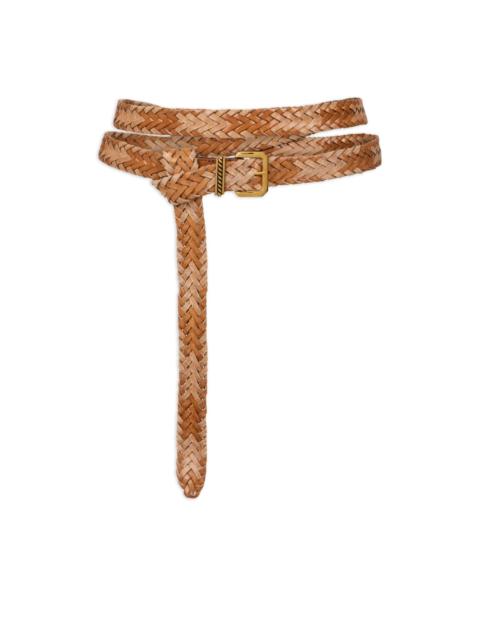 Etro woven double-wrap belt