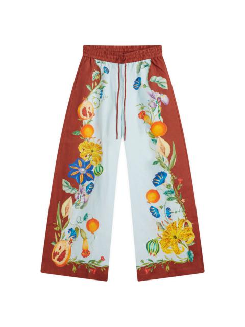 ALÉMAIS Alemais Dahlia Floral Linen Pant